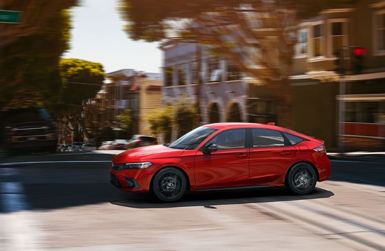 side view of the 2025 Honda Civic Hatchback