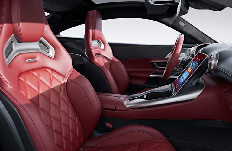 2026 Mercedes-AMG® GT 55 Coupe with the MANUFAKTUR Interior Package interior seats 2026 Mercedes-AMG® GT 55 Coupe with the MANUFAKTUR Interior Package interior seats
