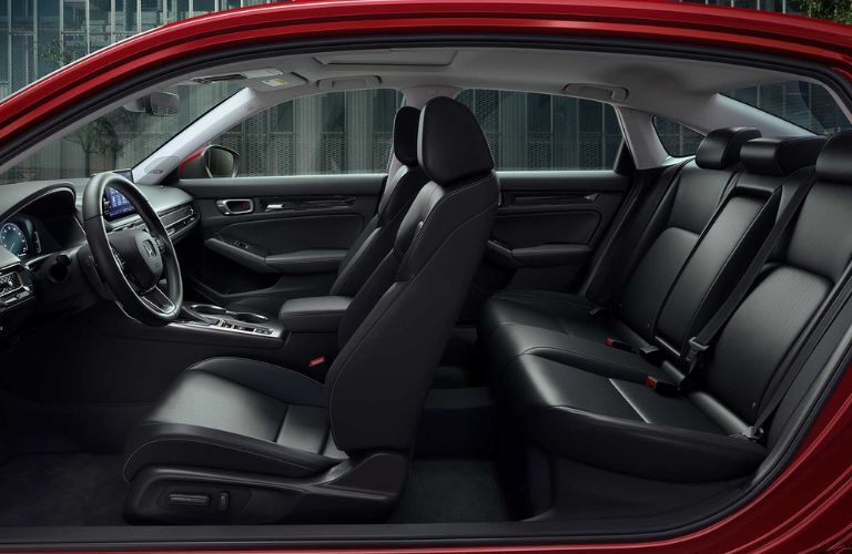 seating in the 2025 Honda Civic Sedan