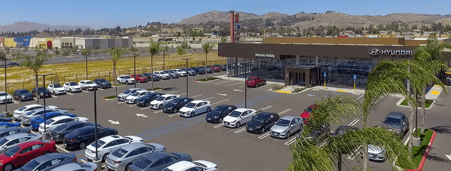 Hyundai of Moreno Valley lot Hyundai of Moreno Valley lot