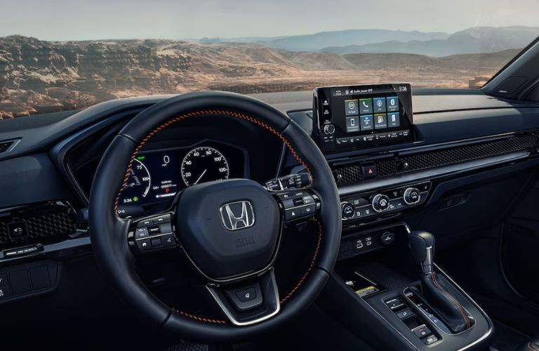 dashboard view of the 2025 Honda CR-V Hybrid