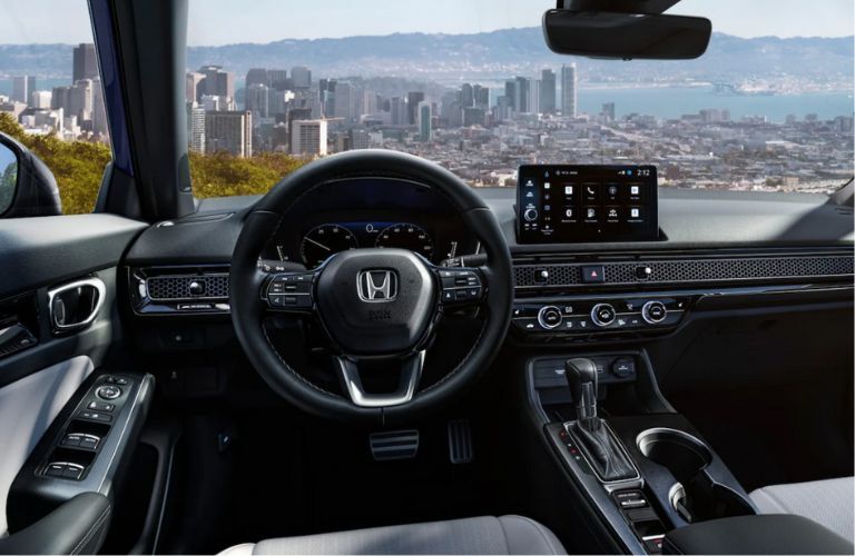 Dashboard view of the 2025 Honda Civic