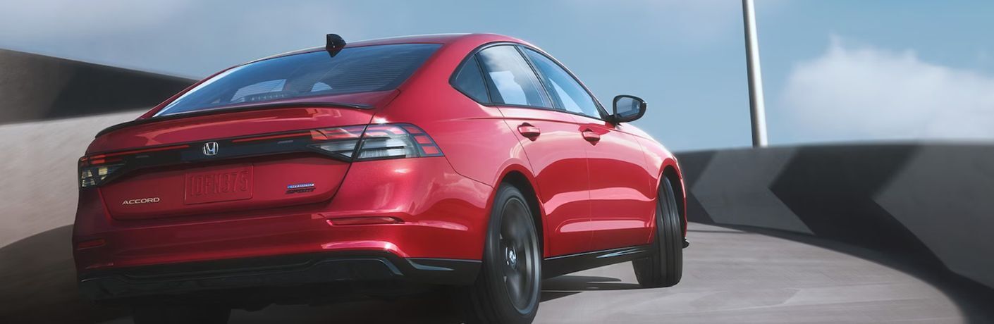 rear quarter view of the 2024 Honda Accord Hybrid