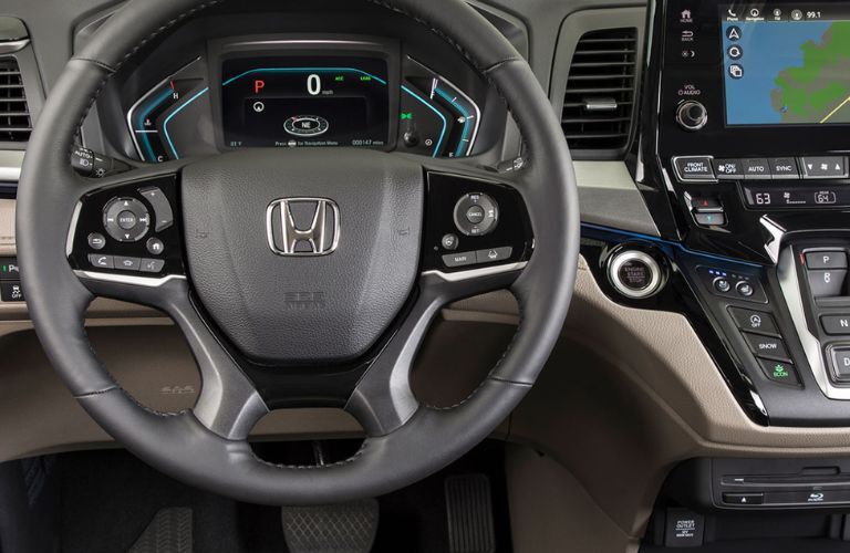 Steering wheel of the 2024 Honda Odyssey