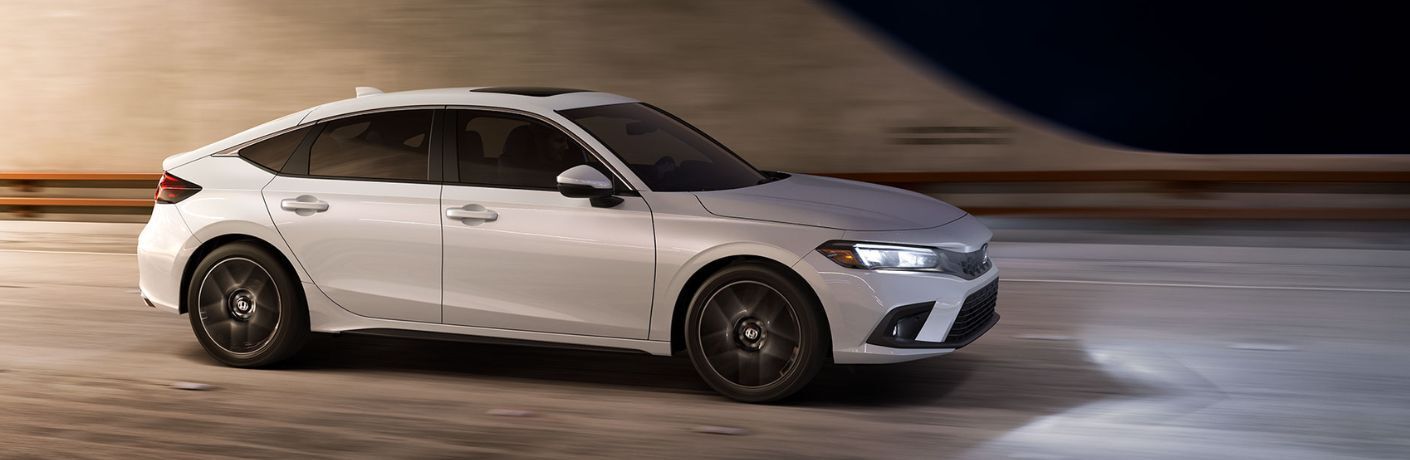 side view of the 2025 Honda Civic Hatchback