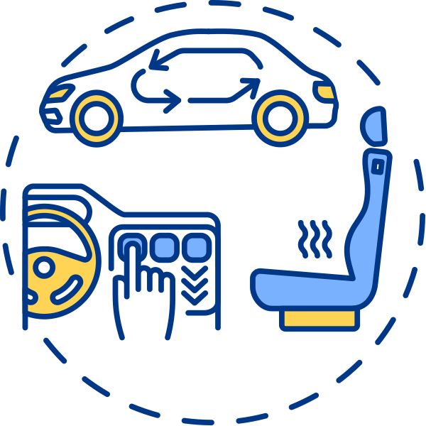 interior vehicle services icon