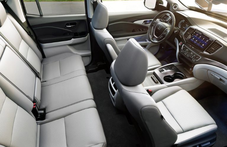 seating and dashboard view of the 2025 Honda Ridgeline