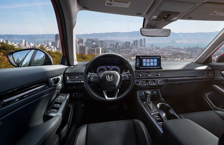 dashboard view of the 2025 Honda Civic Sedan