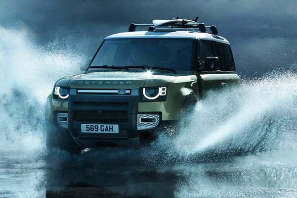 Defender in water Defender in water