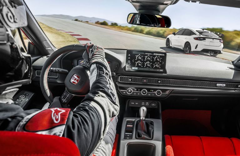 dashboard view of the 2024 Honda Civic Type R
