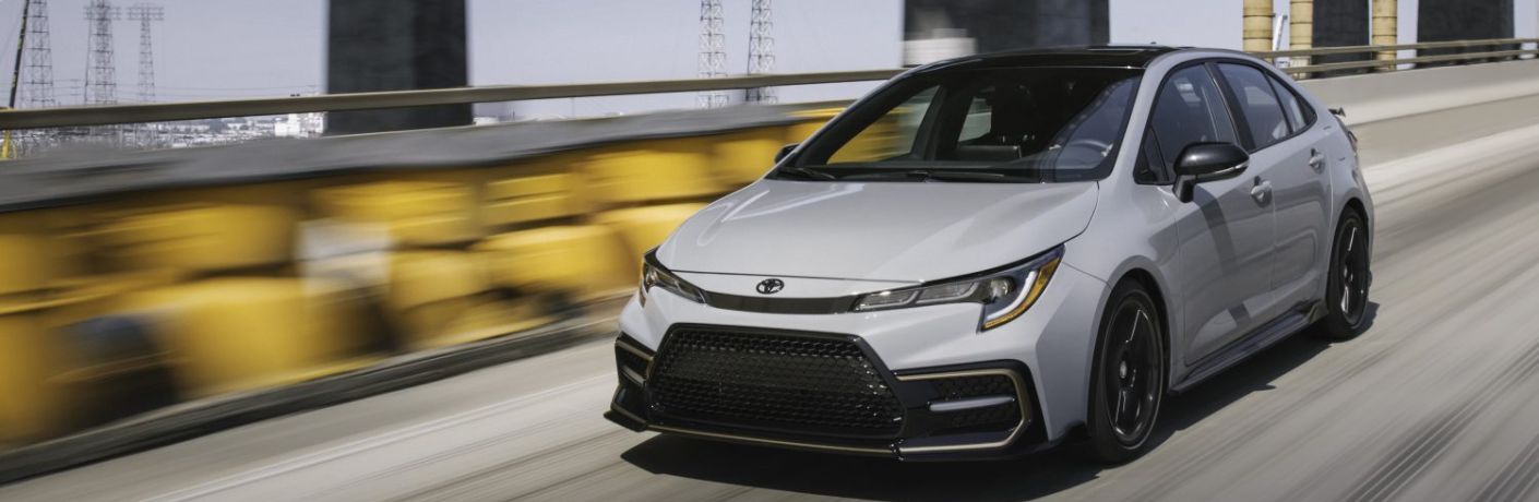 front quarter view of the 2022 Toyota Corolla