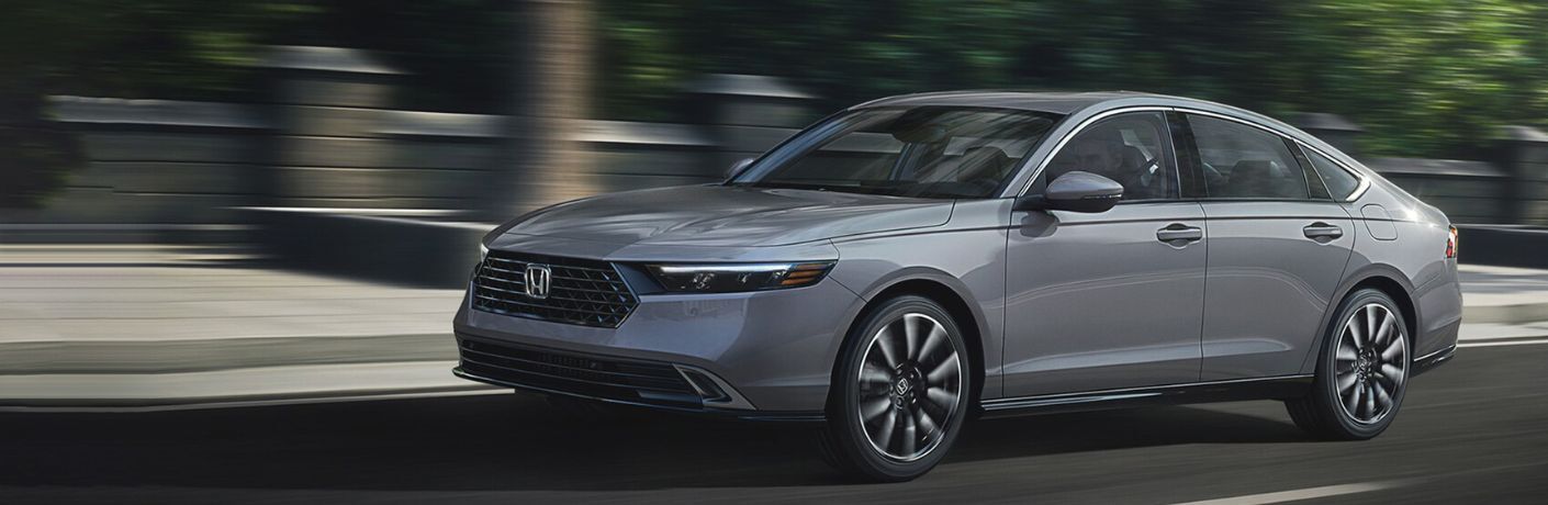 front quarter view of the 2024 Honda Accord Hybrid