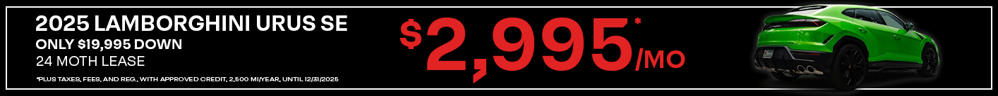 2025 URUS 24 Month Lease