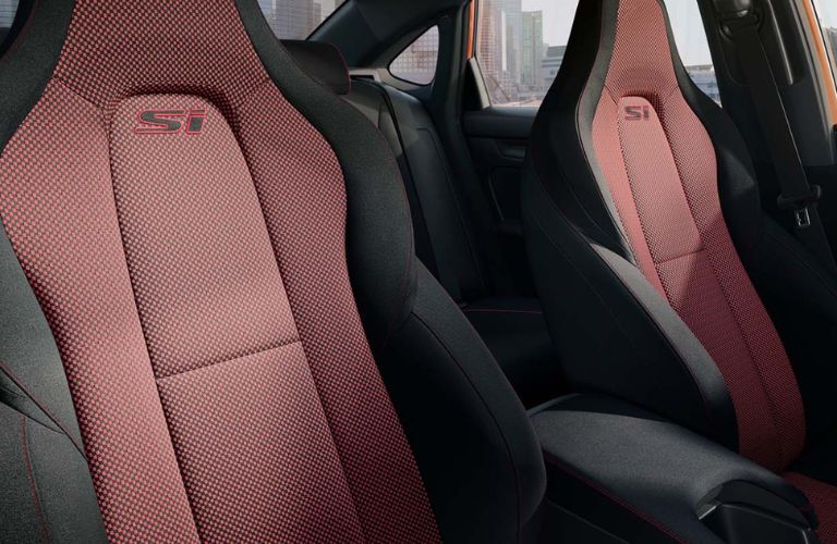 seating in the 2025 Honda Civic Si