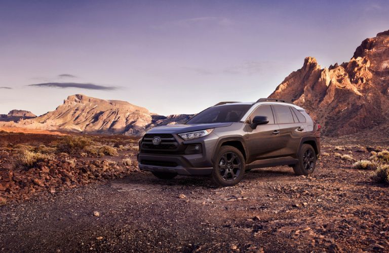 front quarter view of the 2020 Toyota RAV4