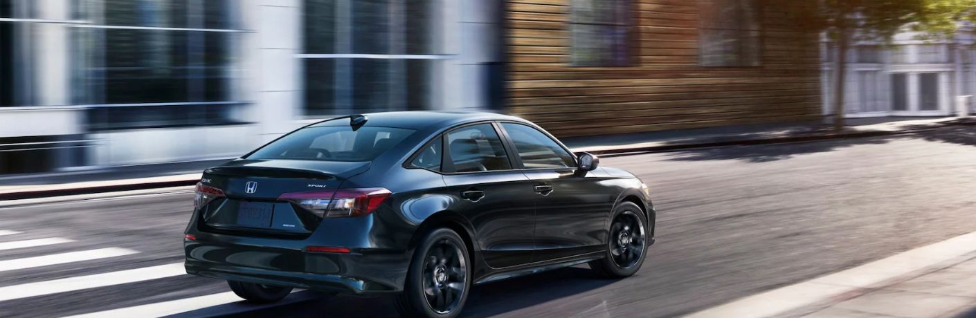 2025 Honda Civic Sedan on the road