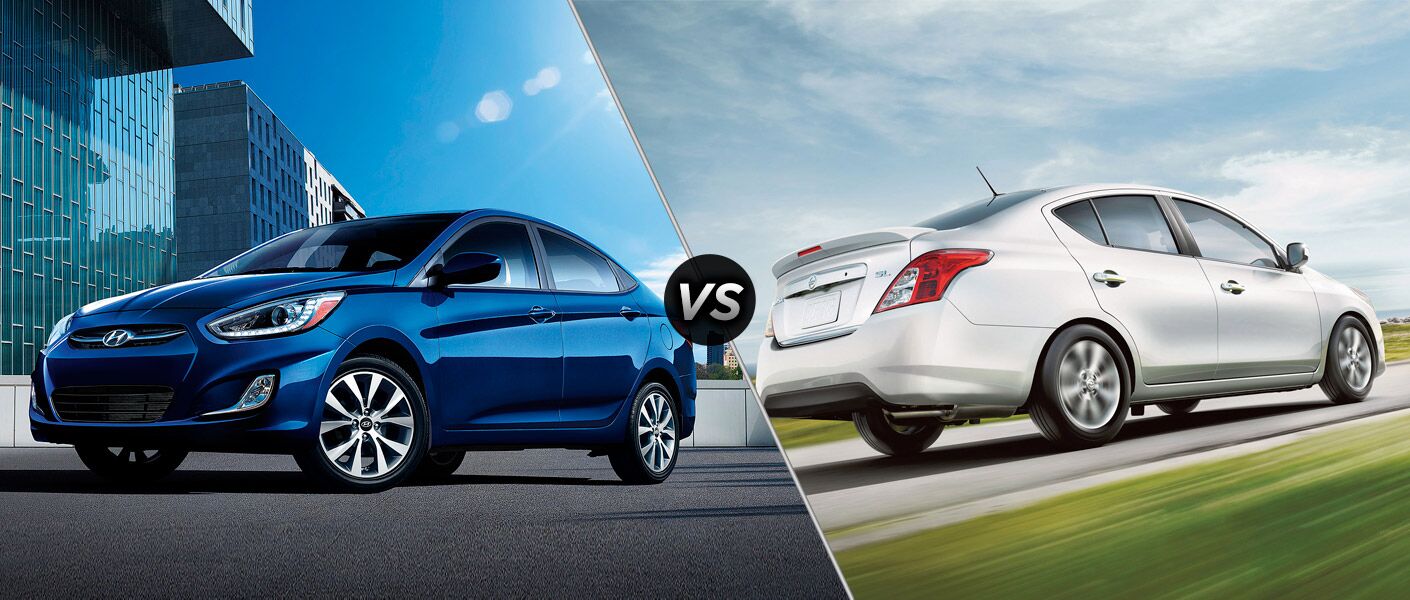 2016 Hyundai Accent vs 2016 Nissan Versa