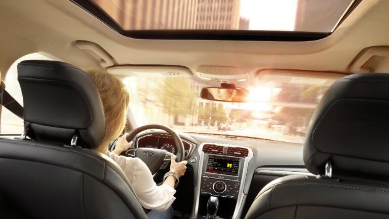 interior of 2016 Ford Fusion