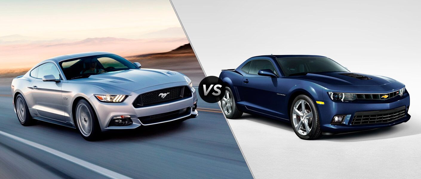 2015 Ford Mustang EcoBoost vs 2015 Chevy Camaro
