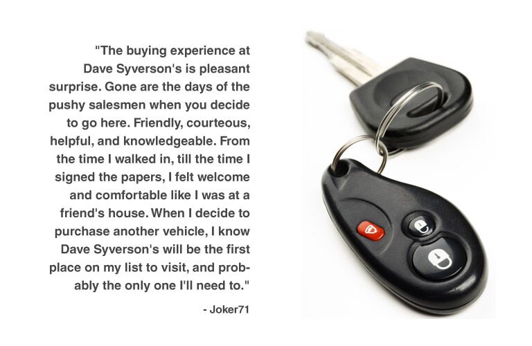 Certified Pre-Owned at Dave Syverson Auto Center