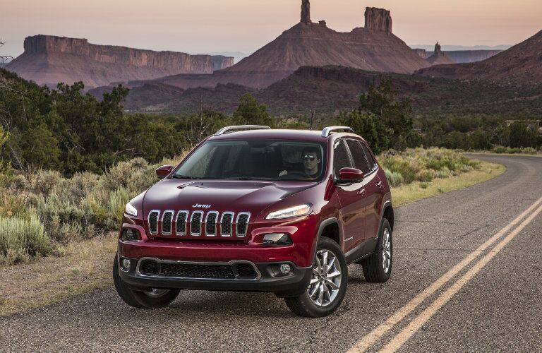 2016 Jeep Cherokee Front Grille Red