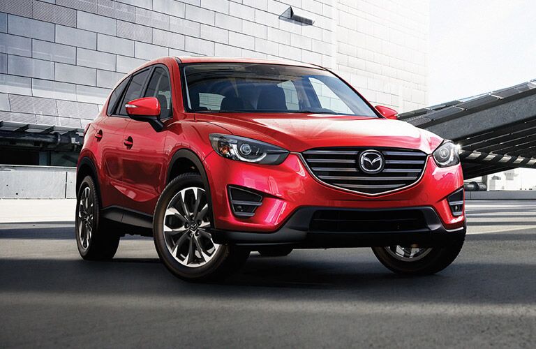 Mazda CX-5 small SUV crossover in red