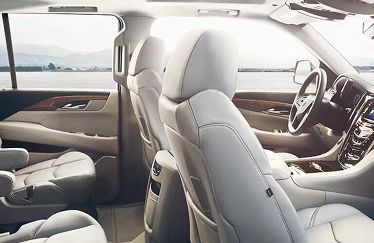 luxurious interior of the 2016 Cadillac Escalade