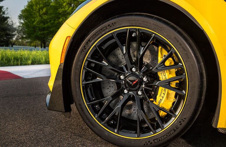 specialty wheels on the 2016 Chevy Corvette