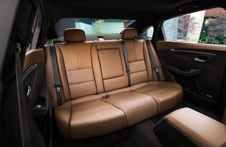 spacious interior of the 2016 Impala