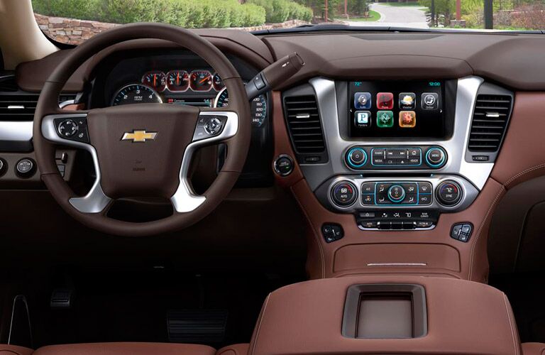 Interactive interior of the 2016 Chevy Suburban