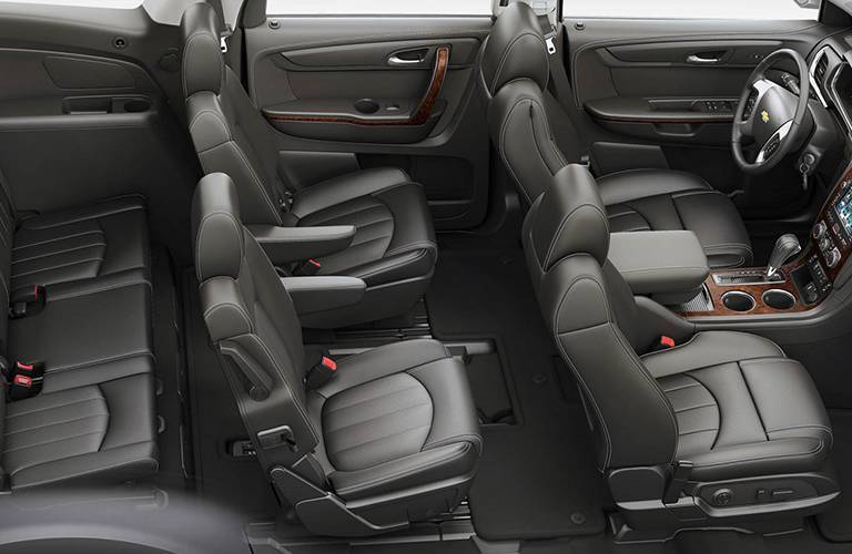 2016 Chevy Traverse interior seating options Alexandria Motors