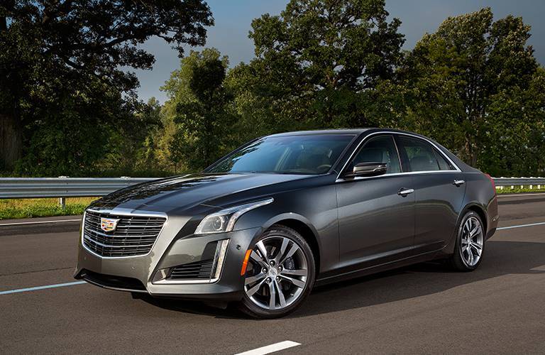 Cadillac CTS midsize sedan grey