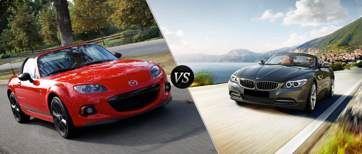 2014 Mazda MX-5 Miata vs 2014 BMW Z4