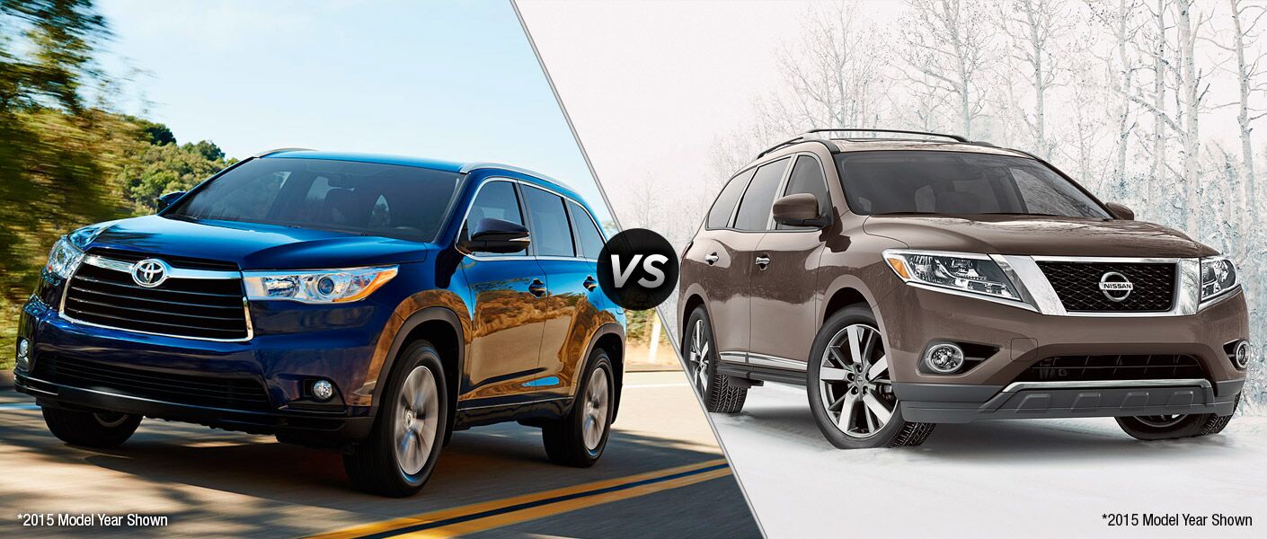 2016 Toyota Highlander vs 2016 Nissan Pathfinder