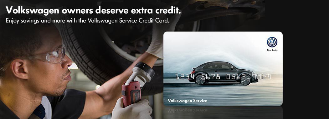 Volkswagen service credit card at Highland Volkswagen