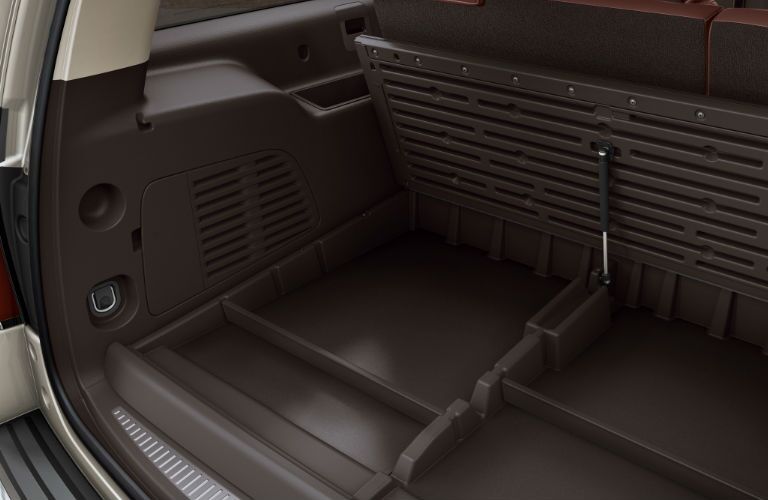 2016 Chevy Suburban under seat storage