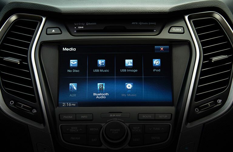 how do I set up bluetooth in my 2016 hyundai santa fe sport