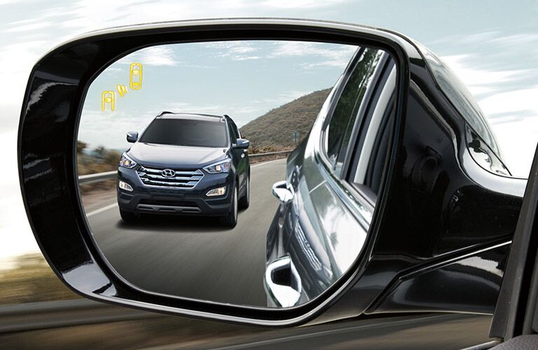 2016 Hyundai Santa Fe Sport with blind spot alert
