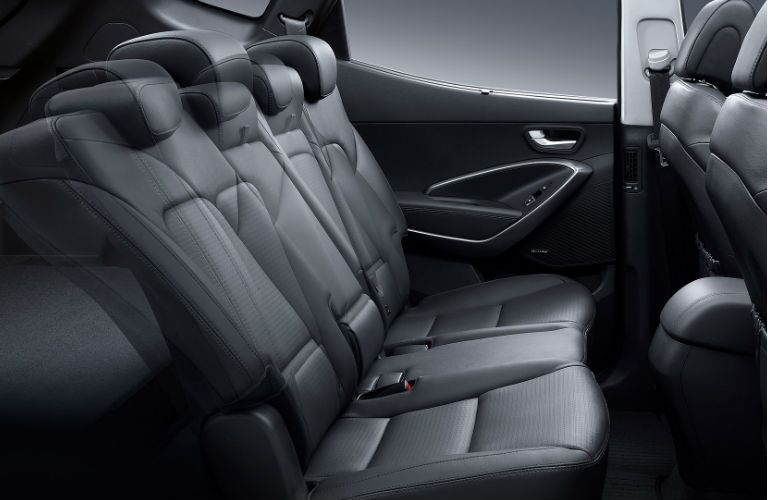 2016 santa fe reclining second-row seating