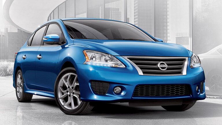 Front view of the 2015 Nissan Sentra