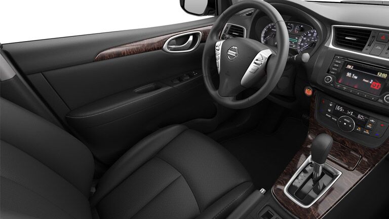 SL cabin of the 2015 Nissan Sentra