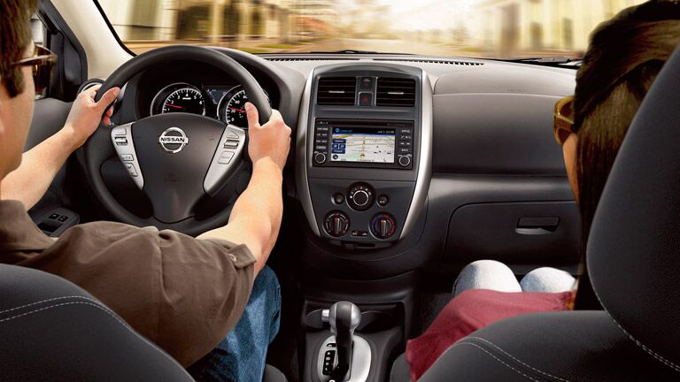 Comfortable interior of the 2015 Nissan Versa