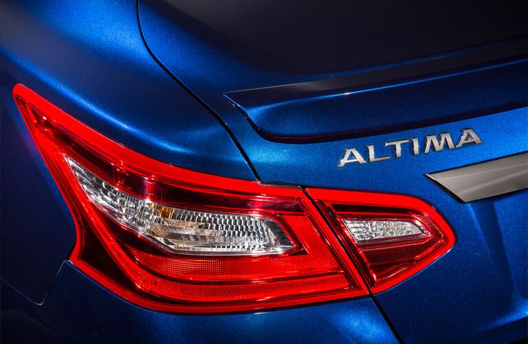 2016 Nissan Altima taillight and branding