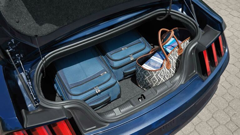 There is plenty of space in the 2015 Ford Mustang Atlanta GA. Get it today at Akins Ford!