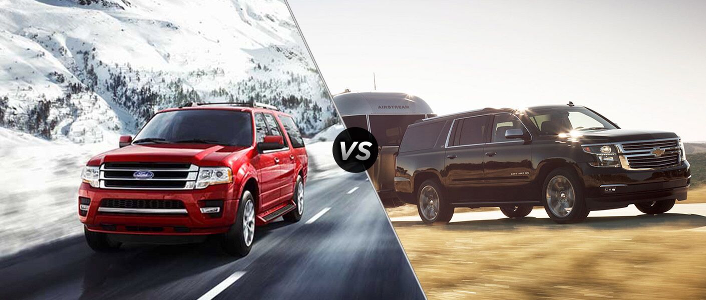 2016 Ford Expedition vs 2016 Chevy Suburban
