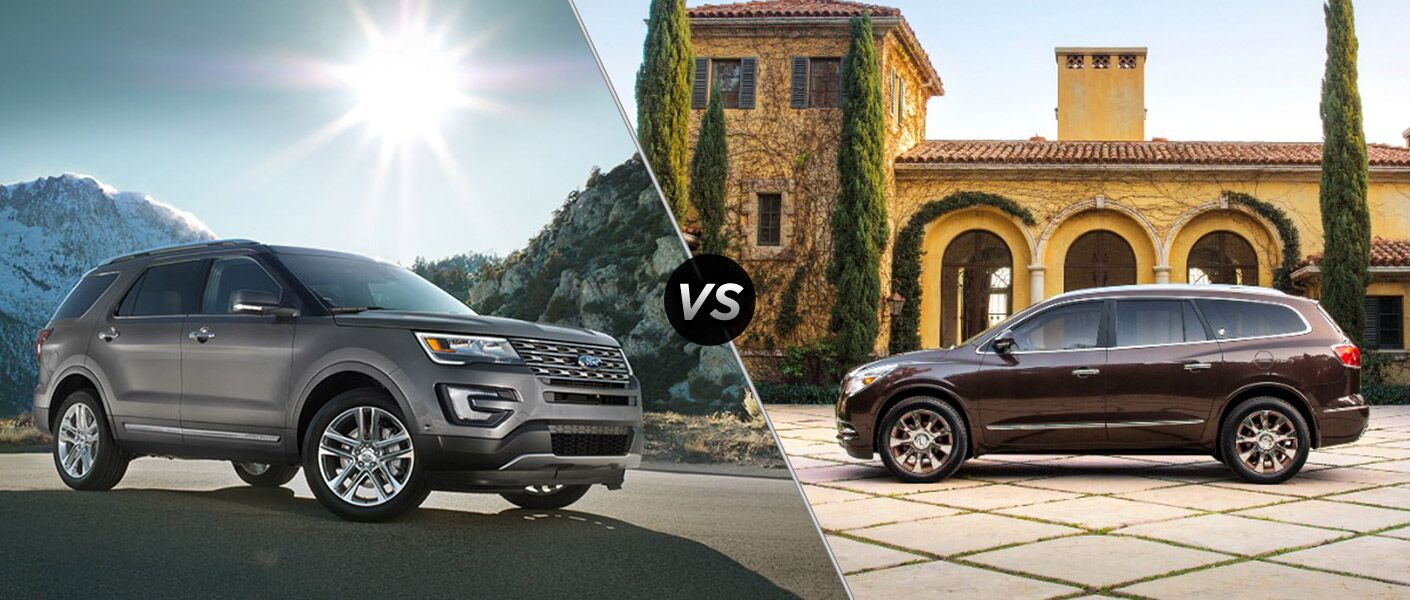 2016 Ford Explorer vs 2016 Buick Enclave