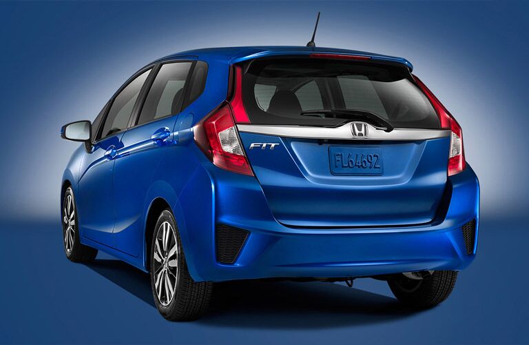 Blue 2016 Honda Fit Exterior