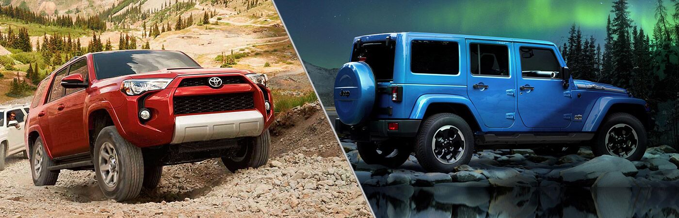 2014 Toyota 4Runner vs 2014 Jeep Wrangler Unlimited
