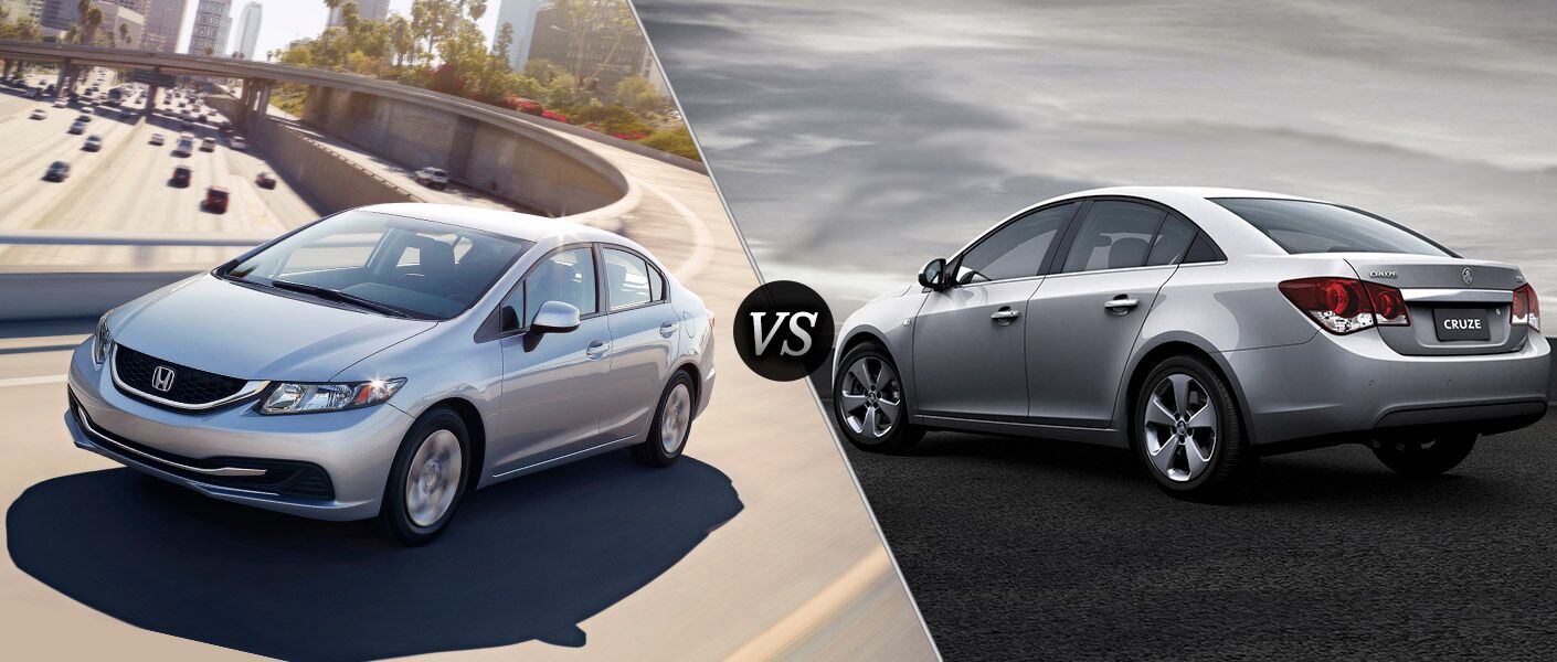 2014 Honda Civic vs Chevy Cruze