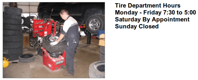 Tire Dept.